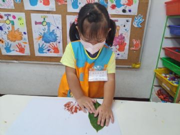 藝術創作~樹(拓印畫)