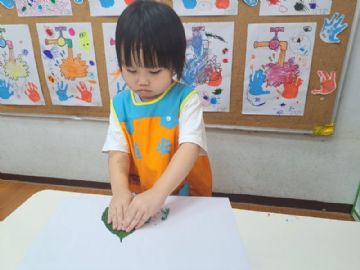 藝術創作~樹(拓印畫)